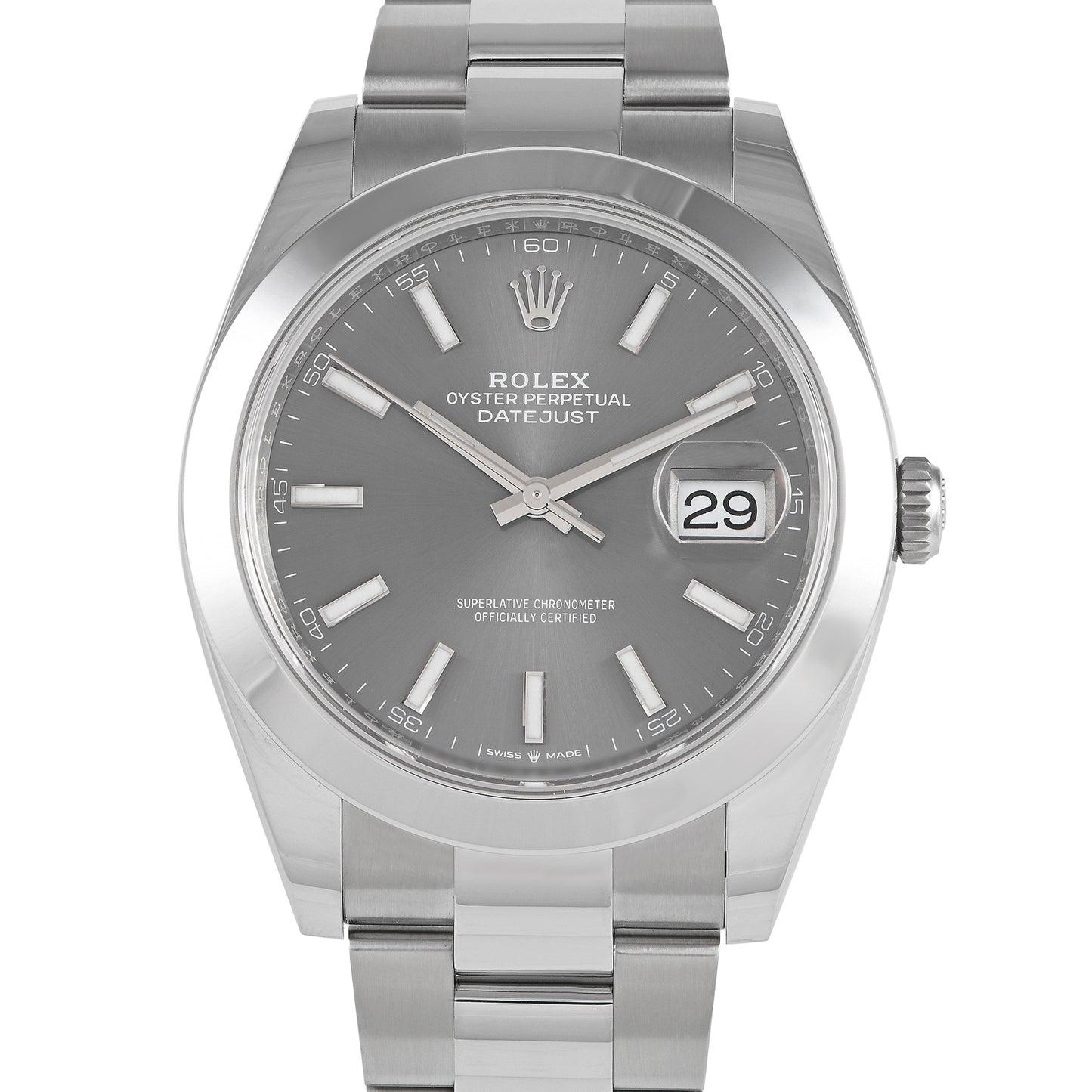 Datejust 41 Slate Dial Steel '23