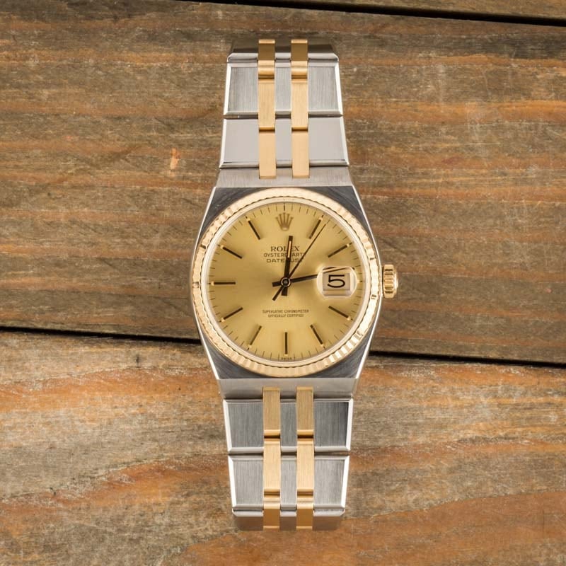 Rolex Datejust OysterQuartz 17013 Two Tone